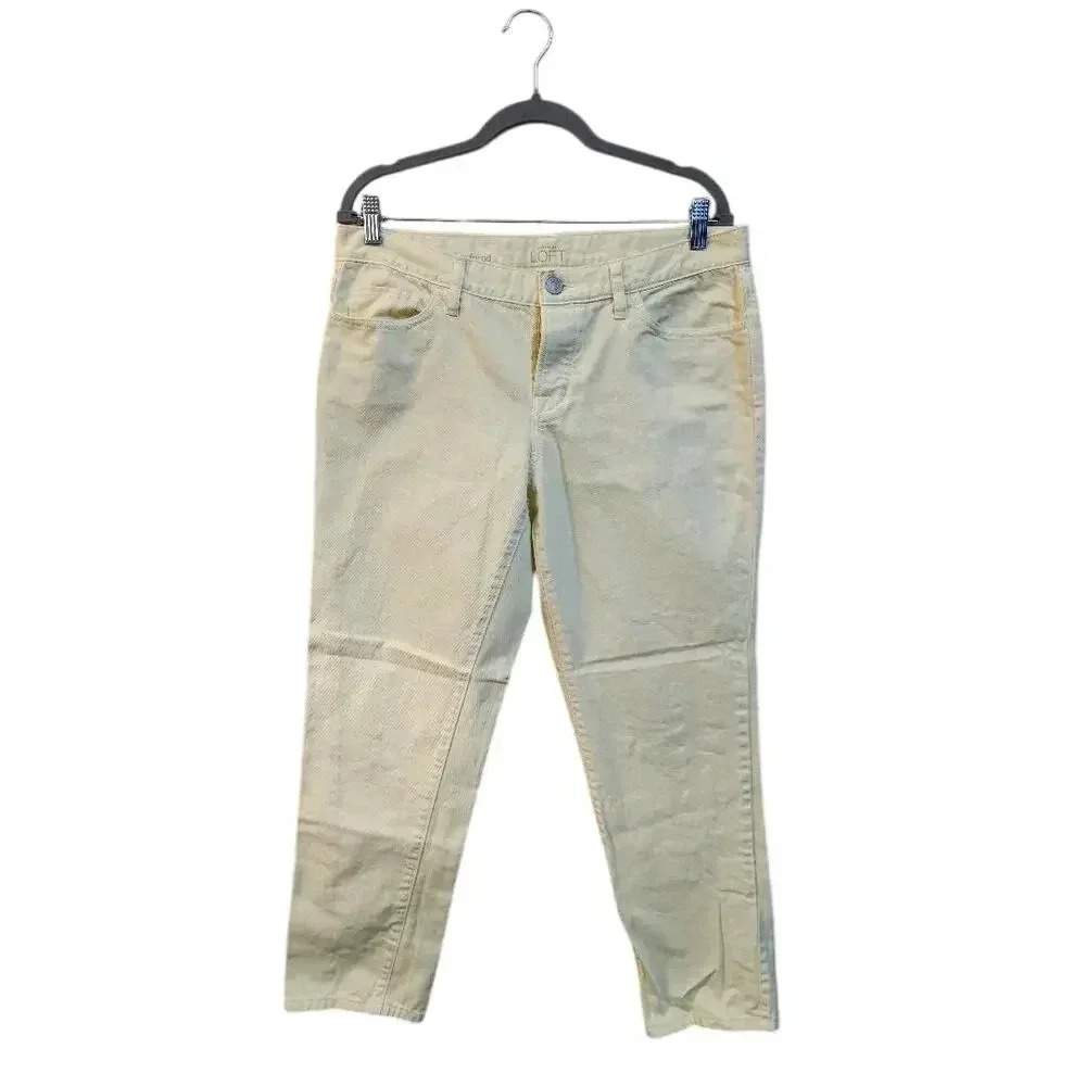 Women's Loft Boyfriend Mid Rise Jeans 29/8
